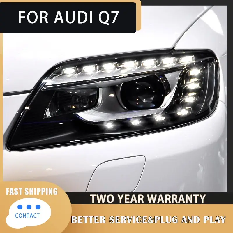 

Car Accessories for Audi Q7 Headlamp 2006-2015 Q7 LED Headlight Audi Q7 Head Lamp Audi Q7 LED Daytime Running Light