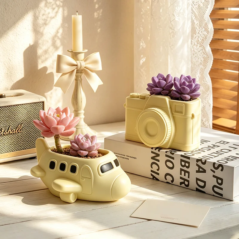 Novelty Airplane Resin Succule - đánh giá và giá Snake Plant Ceramic