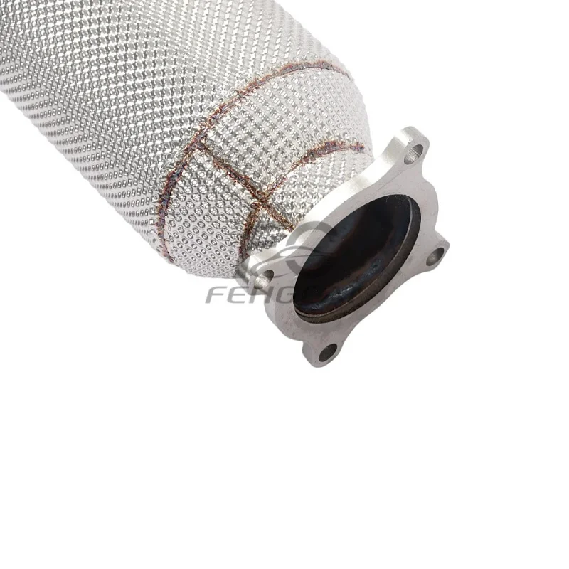 Factory Customized High Performance Downpipe for Audi A6 A7 C7.5 2.0T Stainless Exhaust Pipes Header Dump Pipe with Heat Shield