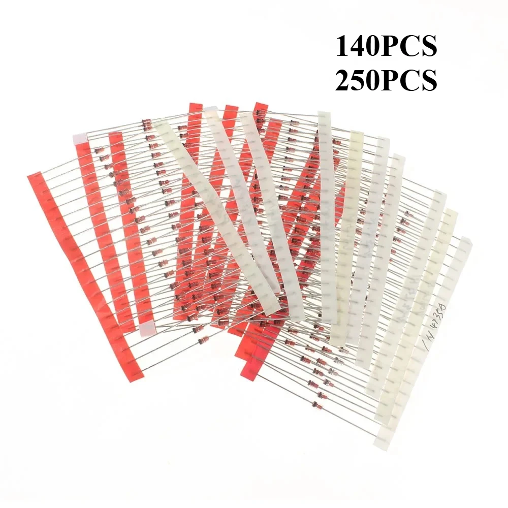 140/250PCS 1W Zener…