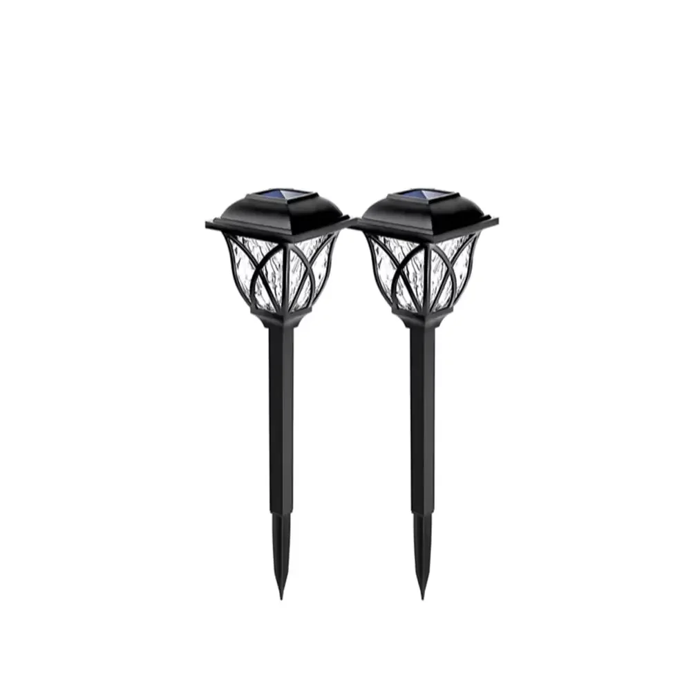 Led Solar Lawn Lights Buitenlamp Waterdicht Warm Licht Tuin Binnenplaats voor Loopbrug Pad Villa Landschapsverlichting