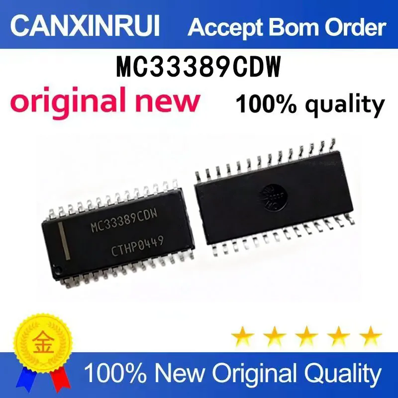 

（5-100 pieces）Brand new original MC33389CDW SOP-28 automotive controller chip IC in stock