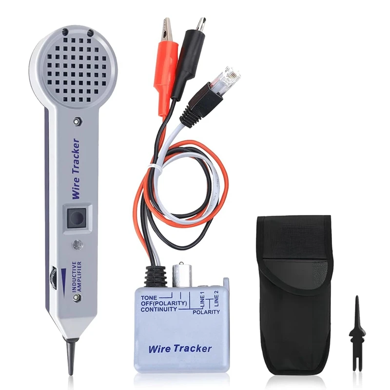 Tone Generator Kit, Wire Tracer Circuit Tester, 200EP High Accuracy Cable Tester, Tone And Probe Kit Line Finder Easy To Use