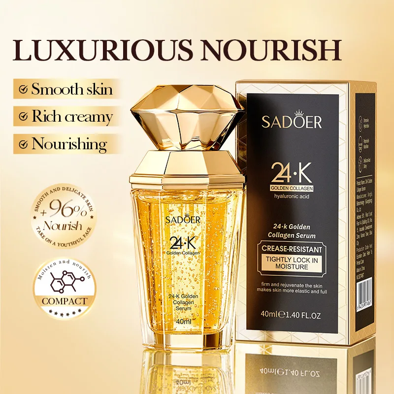Black Rose Luxury Anti-Wrinkle Serum Facial Moisturizing Liquid Serum Repair Rejuvenation Firming Hydrating Anti Aging Essence