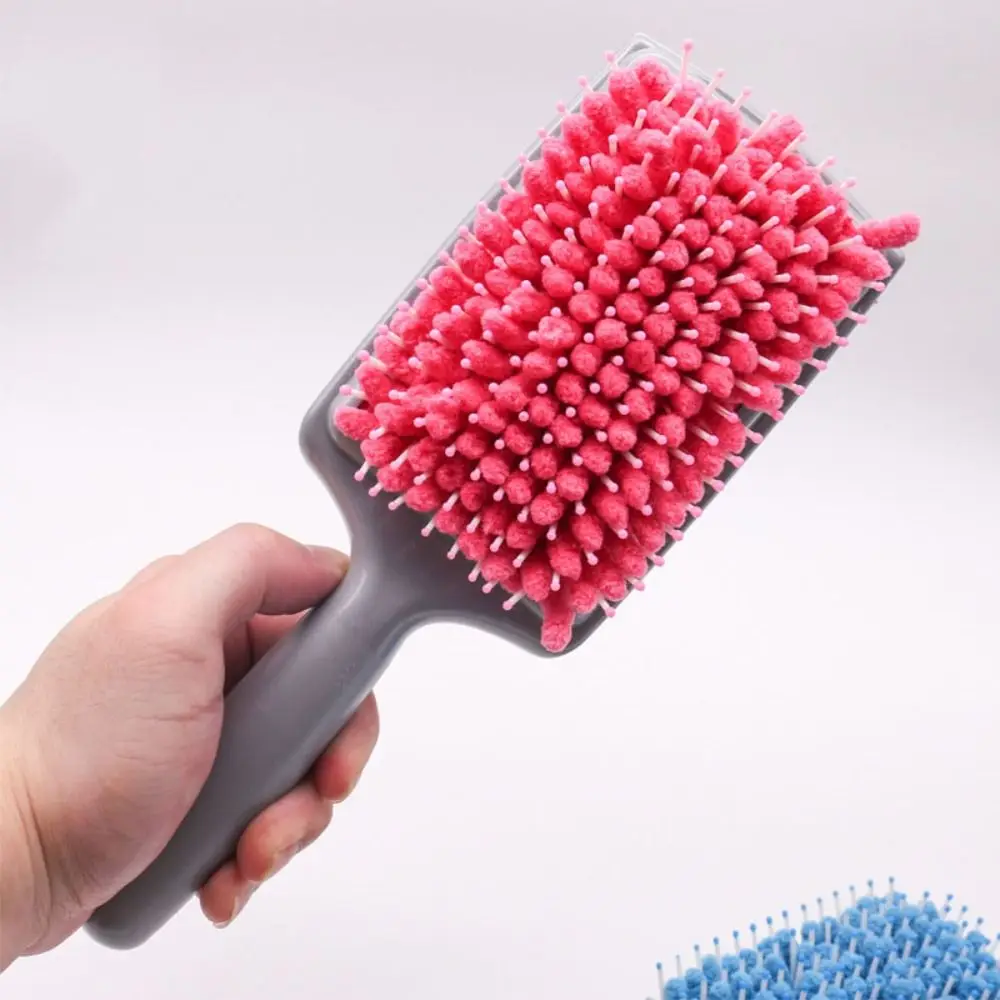 Pente de cabelo absorvente para salão de beleza, secagem rápida, antiestático, microfibra, durável, escova macia, toalha, pente feminino