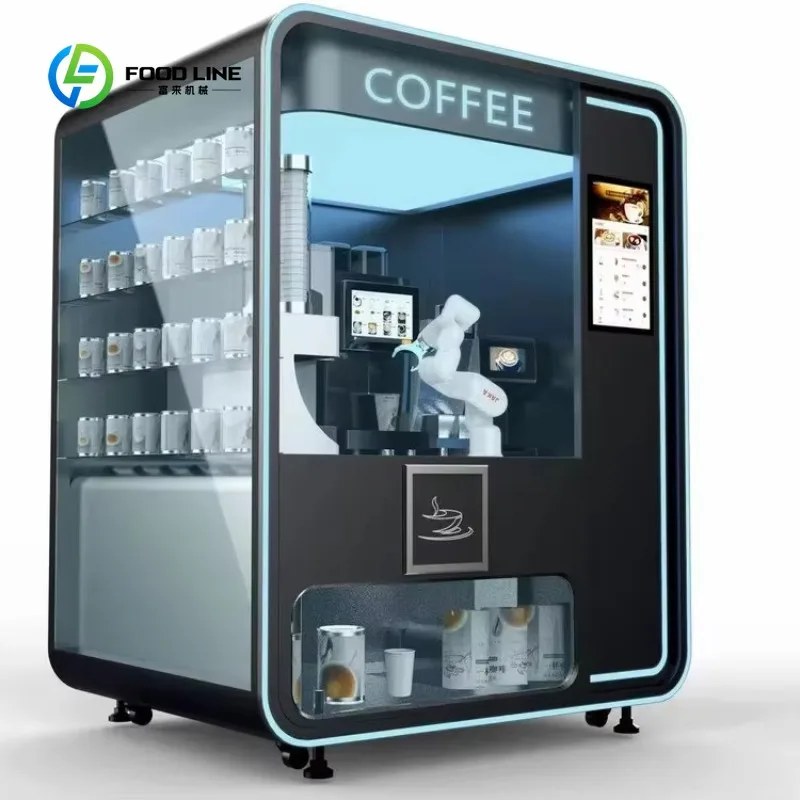 Customized Commercial Coffee Robot Vending Machine Coffee Collaborative Robot Coffee Robot Barista