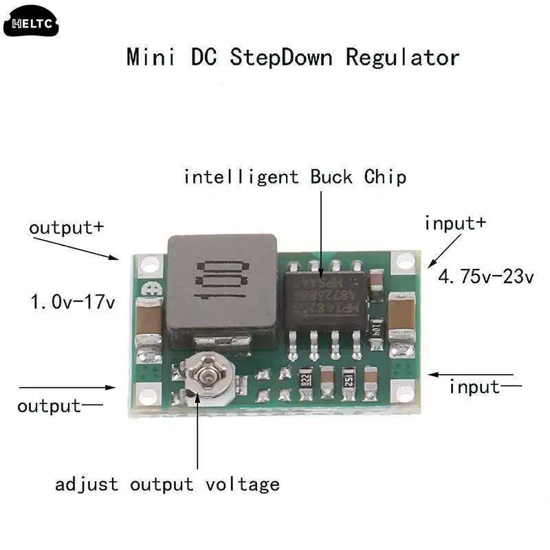 Wysokiej jakości przekształtnik buck Volt Regulator 3A MINI dc-dc przekształtnik buck VOLT REGULATOR 5V-23V do 3.3V 6V 9V 12V