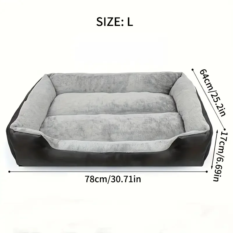 Weiches, warmes Winterhaus für Hundebett für Hunde, wasserdichtes Katzenbett, Haustierbett für große, mittelgroße und kleine Hundehütte – Detail 7
