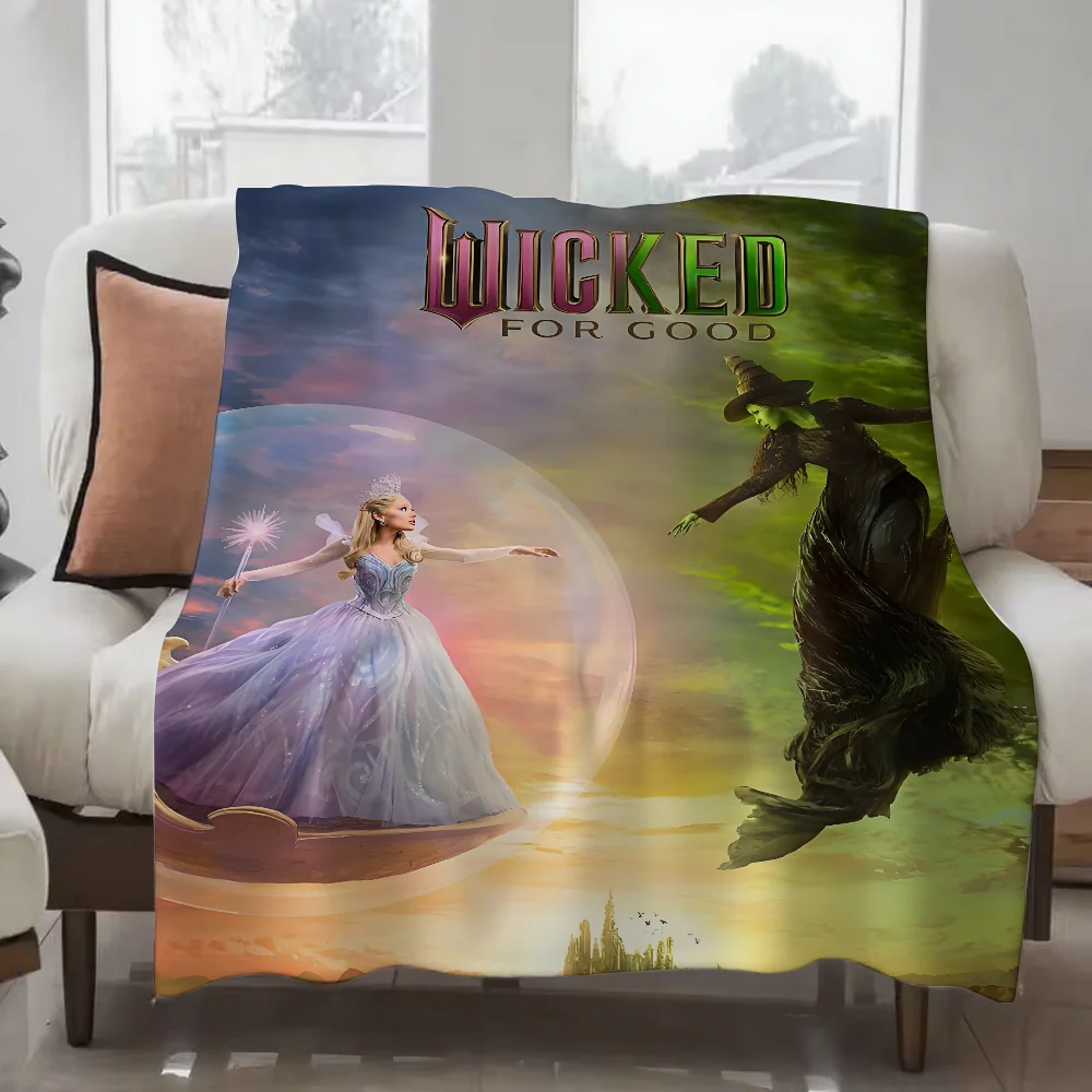 Movie W-Wicked 2025 Blanket Design Lightweight  For Dorms, Naps, Living Room, Office,Sofa