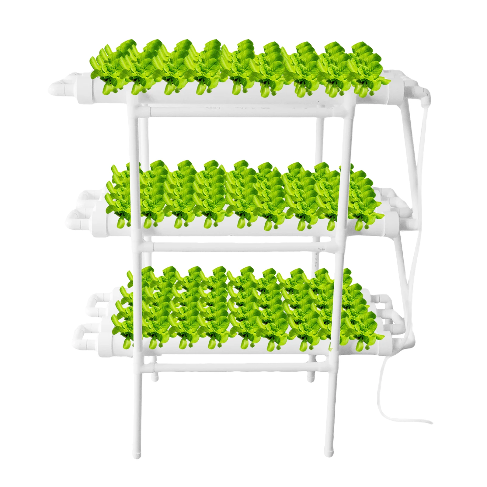 

Hydroponics System, Vertical Indoor Growing System, Pvc Pipes Gardening System with Water Pump, Timer, Grow Kit, 108 Sites