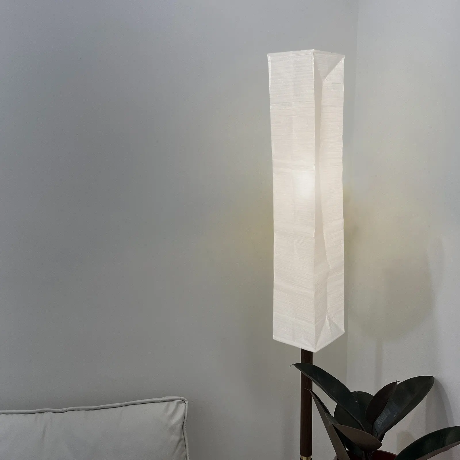 

Modern Japanese Paper Floor Lamp Shade Replacement Lightweight Foldable Design Soft Light Diffuser for Standing Lamps Living