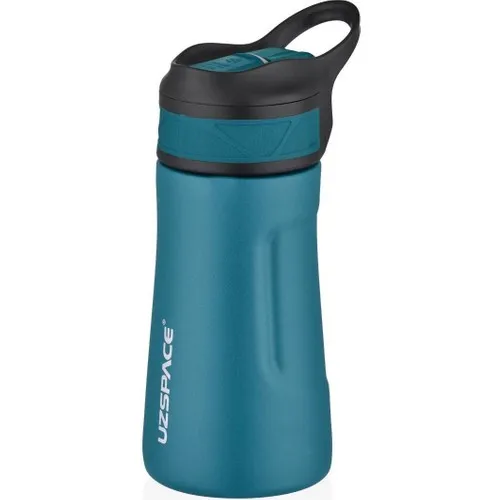 Uzspace Straw Steel Thermos 360ML Minimum 6 Hours Hot Cold