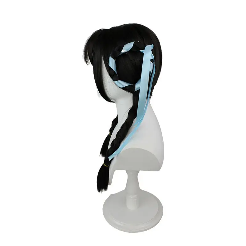 Parrucca cosplay Xi Shi Poetic Jiangnan: capelli lunghi con treccia per l'onore dei re, parrucca piena elegante