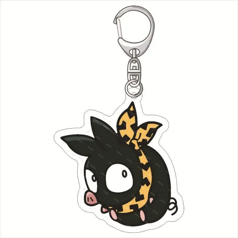 Anime Ranma ½ 15cm Saotome Genma Hibiki Ryouga Ken Baji Keisuke acrylic Cute Cartoon Keychain School Bag Pendant Gifts