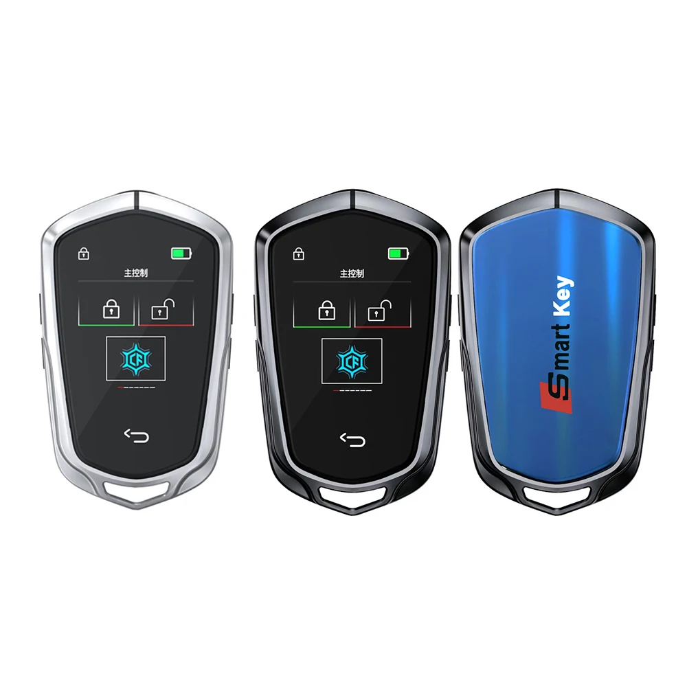 

CF858 Modified Smart Remote LCD Key For Cadillac Benz Audi BMW Ford Mazda Toyota Honda VW Universal Car Fob Comfortable Entry