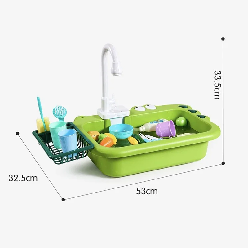 Fishing Toys Water Play Baby Gift New Faucet Play Sink Kitchen Sink Toy Electric Faucet Play Kitchen Toys Swimming Pool Floating