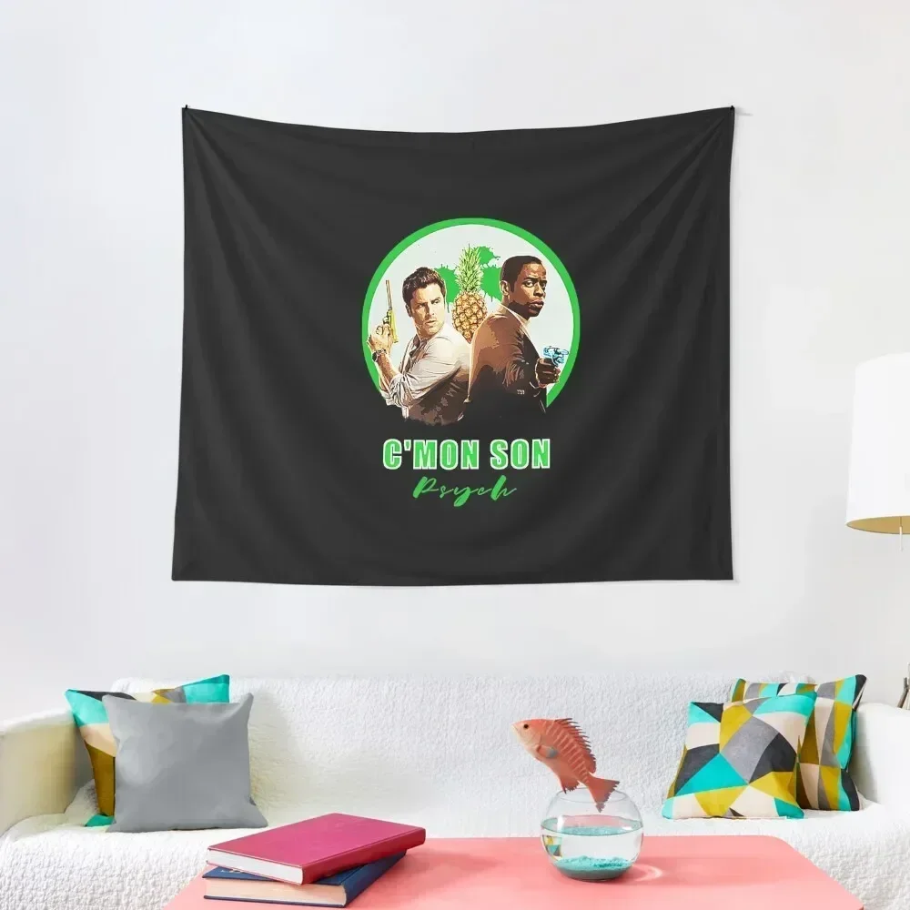 

Psych-C'mon son Tapestry Wallpapers Home Decor Wall Art Wallpaper Room Decorator Tapestry