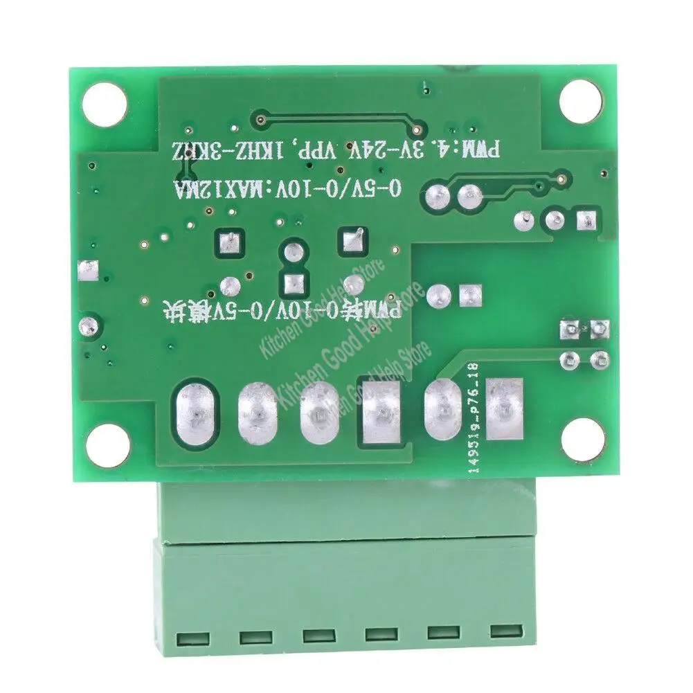 Konverter Industri Sinyal Ke Tegangan PWM 1-3KHZ Ke 0-10V Digital-Analog PLC-A78U