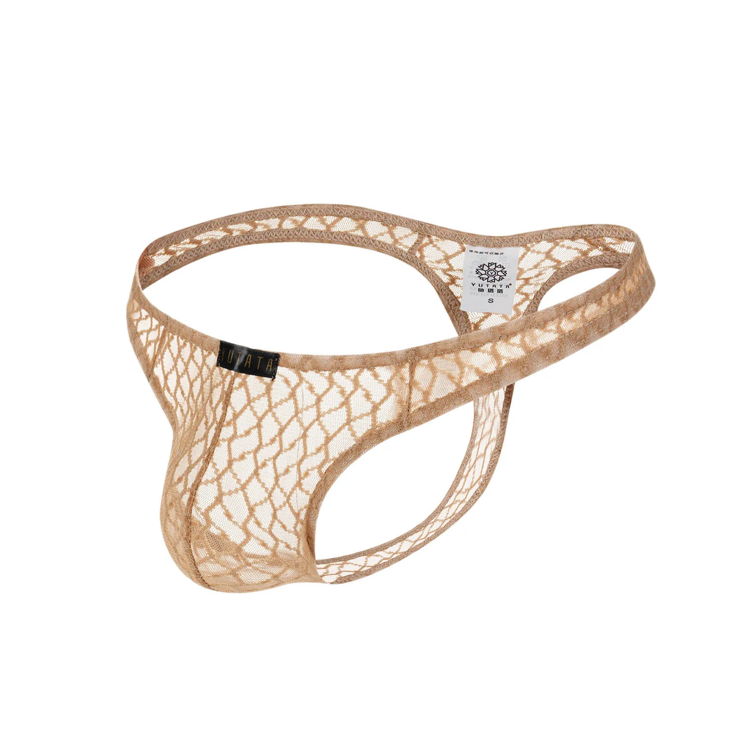 

Мужские трусы-стринги (3 шт.) с кружевом и сетчатым прозрачным дизайном, дышащие, быстросохнущие, мягкие, 8 цветов, для повседневной носки