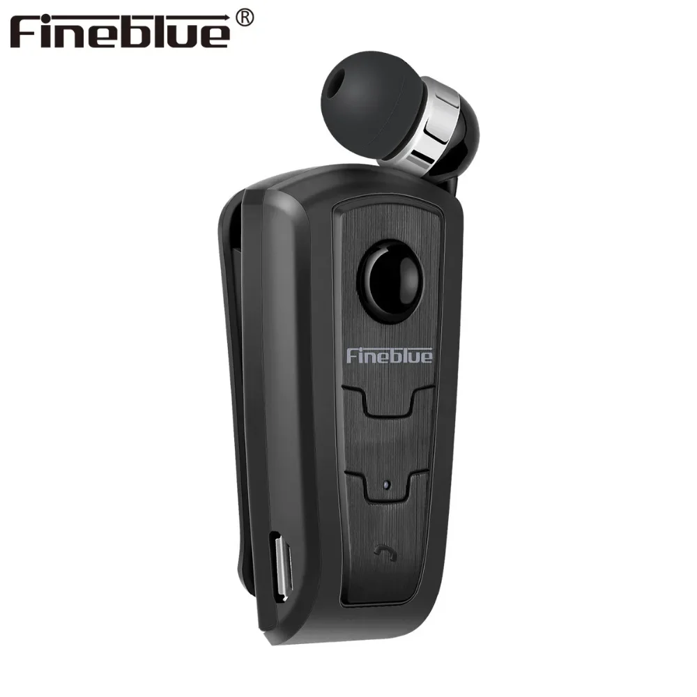 

Fineblue F910 Wireless Bluetooth Headsett Calls Remind Vibration Hands Free In-Ear Earphone With Wear Clip