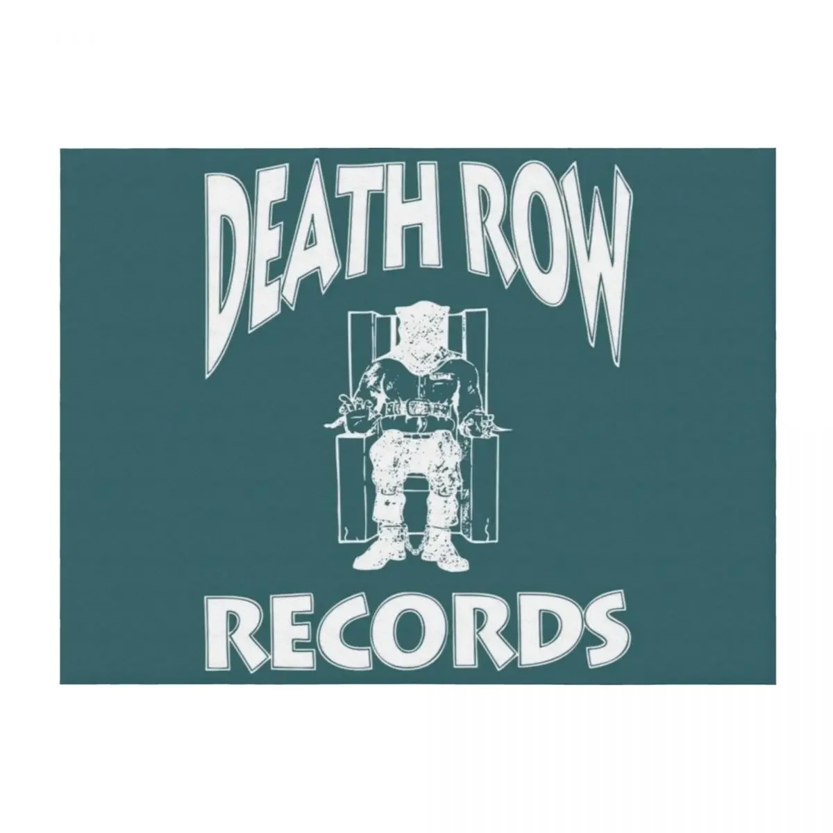 

Death Row Records Adult Unisex White Logo with Sleeve Hit Heavy Throw Blanket sofa bed Cute Personalized Gift Blankets