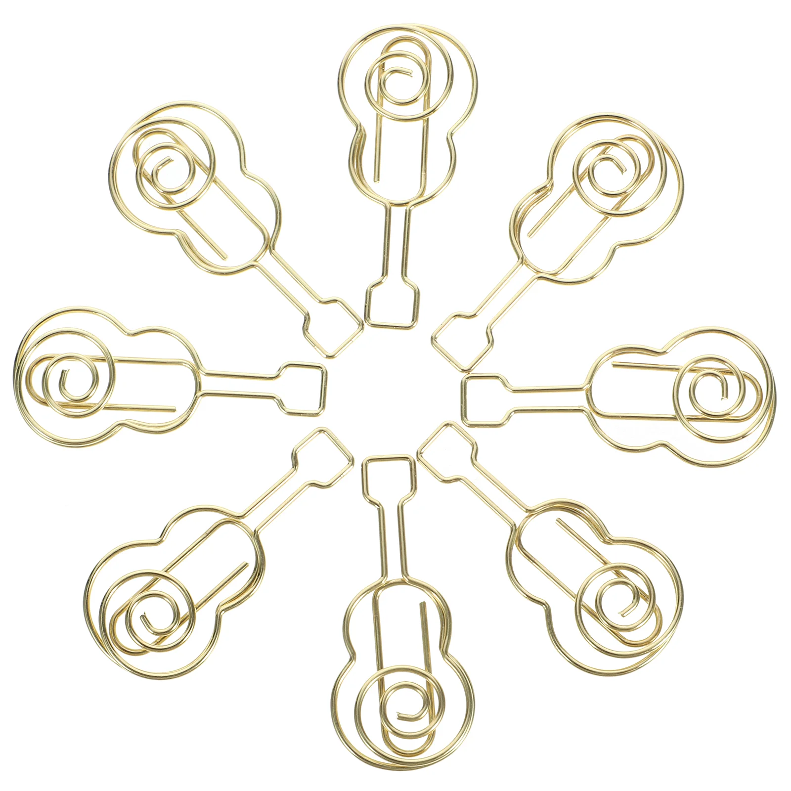 Shaped Paper Clip Small Clips Invitation Wedding Violin Metal Fun Clamp Marking Pin