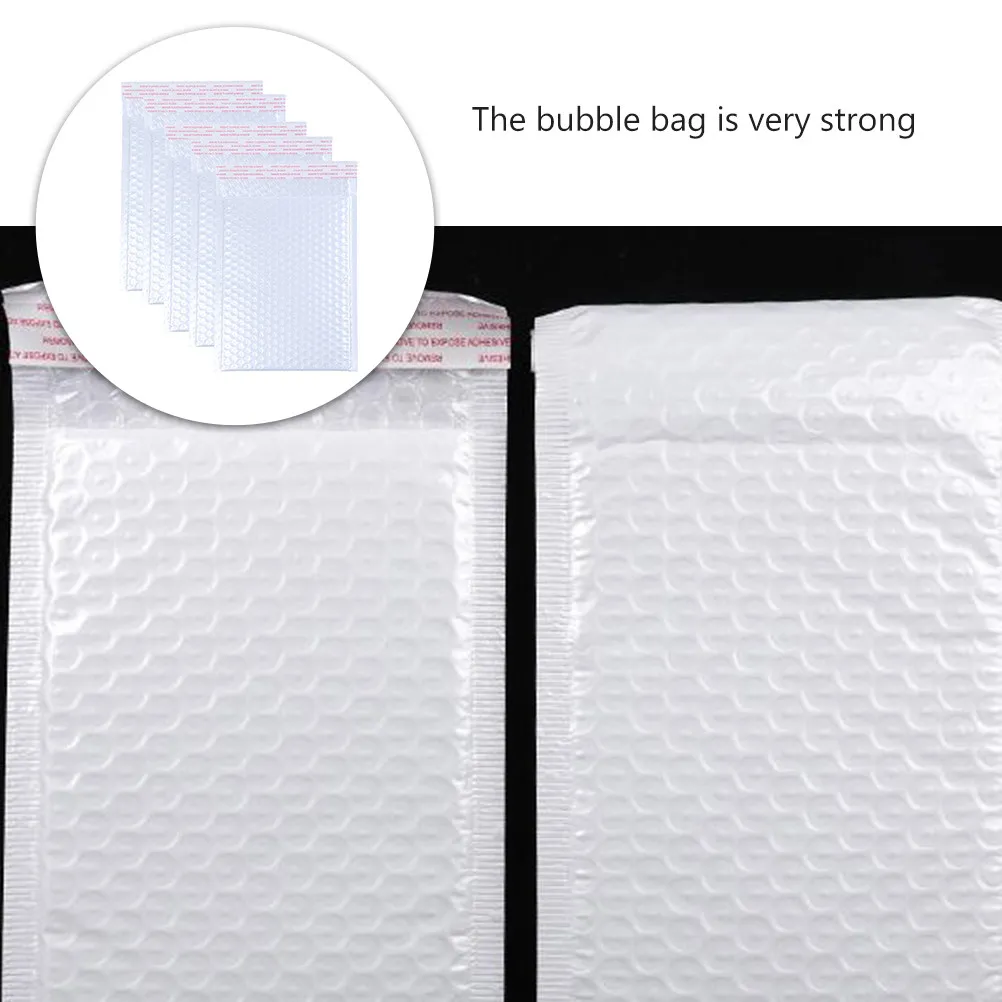50Pcs Bubble Bags Waterproof Shockproof Bubble Storage Bag Mailer Packaging Pouch for Shipping Books Documents Protection