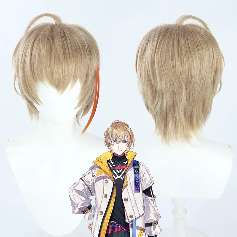 Vtuber Nijisanji VOLTACTION Wig Fura Kanato/Watarai Hibari/Shikinagi Akira/Seraph Dazzlegarden Cosplay Wig Game Anime New