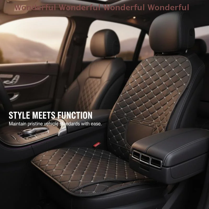 

PU Leather Car Anti-Kick Mats Auto Seat Back Protector Cover For Children Car Back Seat Anti-Dirty Pad Car Accessories
