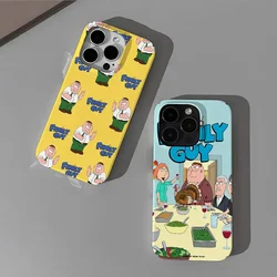 Familys Guys Phone Case for iPhone 16 15 14 13 12 11 Pro Max XS XR XSMax 6 7 8 Plus Glossy HD Hard PC Cover