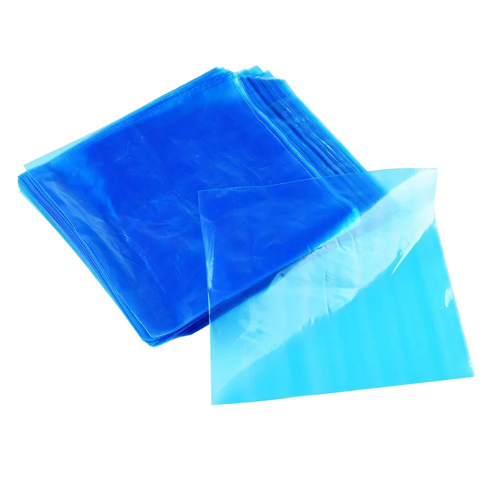 

200pcs Disposable Cover Bag Storage Pouches Accessories for Machine (Blue) Machine Bag Clip Bag Clip Cover