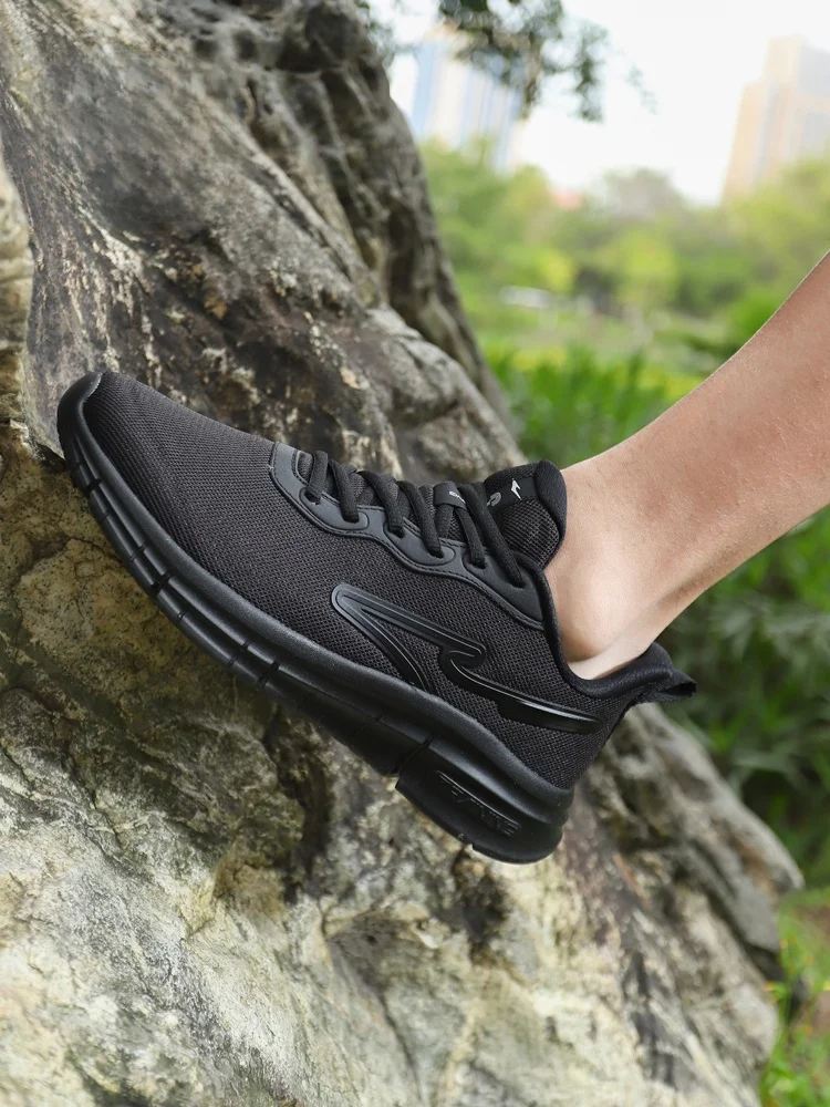 

Мужские кроссовки Erke Flagip Running oes Breathable Me, противоскользящие, спортивные, повседневные, из натуральной кожи, Upaded, удобные, Bounce Tech