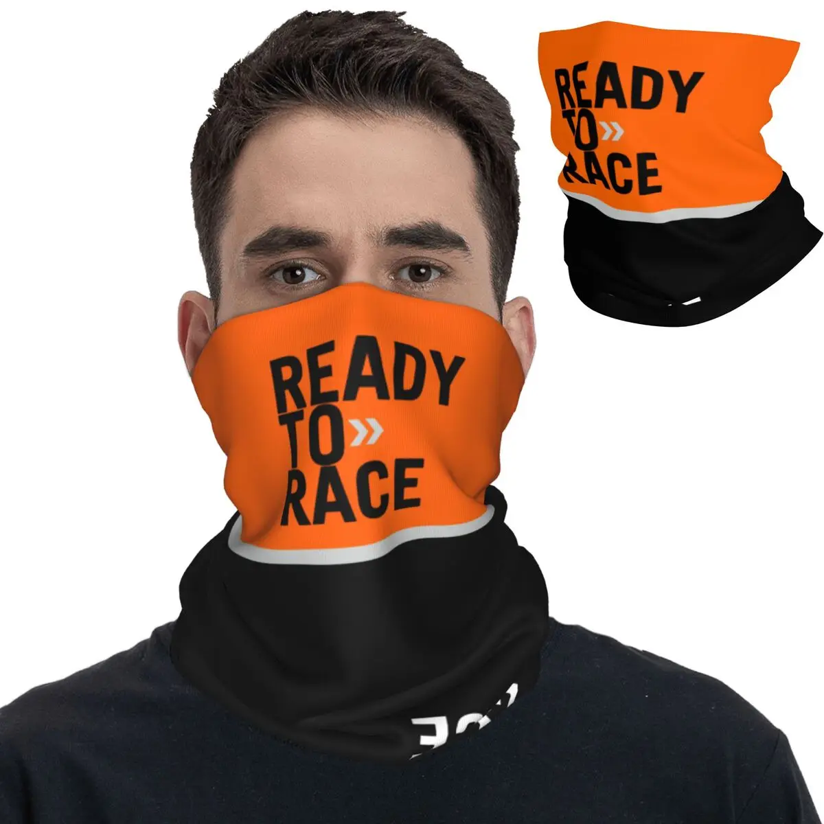 

Ready To Race Bandana Neck Gaiter Enduro Cross Motocross Bitumen Life Mask Scarf Multifunctional Headband Outdoor Sports for Men