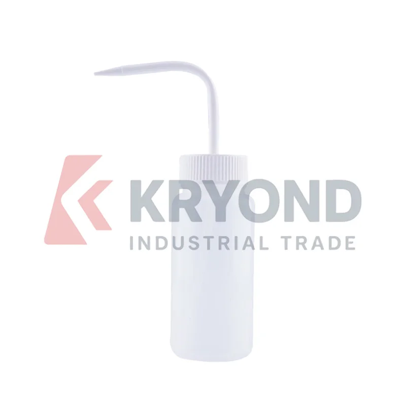 Safe LDPE Plastic Squeeze Wash Bottle Bent Tip Leakproof Laboratory Chemical Liquid Solvent Tattoo 250ml 500ml 1000ml Color Caps