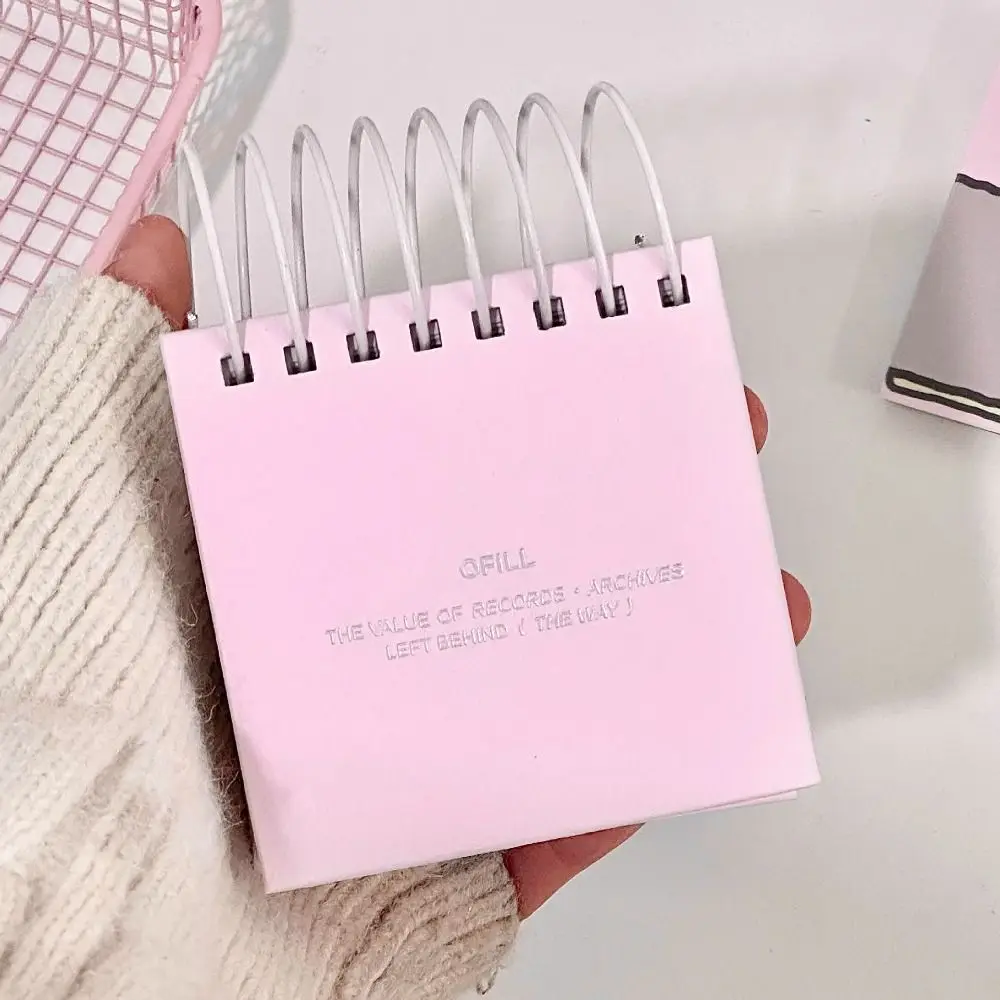 Neue Kirschblüte Rosa Spirale Buch DIY Leere Innenseiten Spule Notebook Geschenk Mini Notizblock Schreibwaren