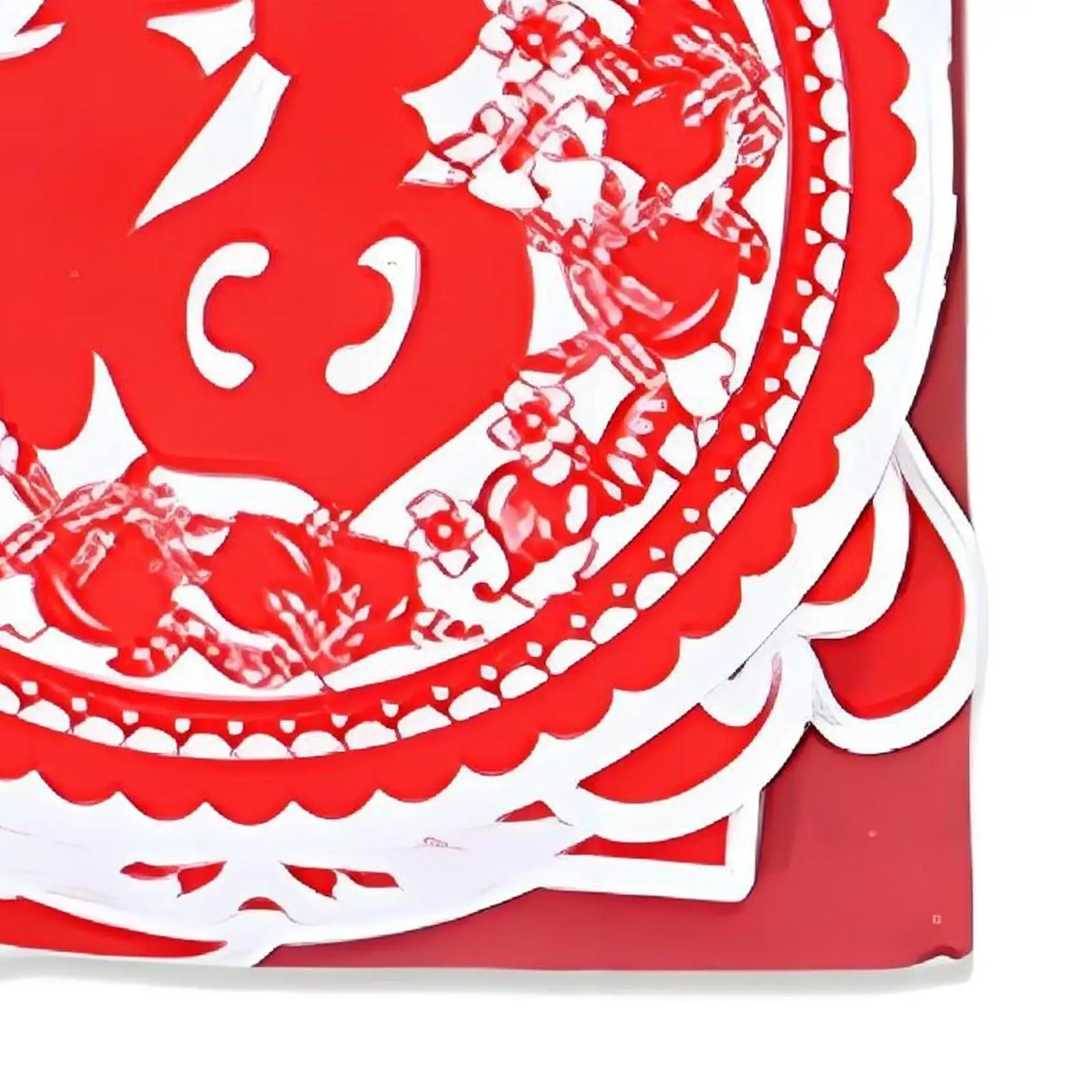 Chinese New Year Window Stickers 25 Piece Fu Character Envelope Seals Waterproof Chinese New Year Decorations For Cards Boxes