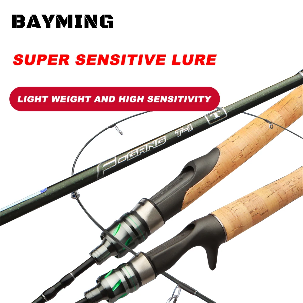 1.29m Microobjects Start Quickly Super Sensitive Lure Rod UL A half-way Solid Tip Carbon Fiber Casting Fishing Rod