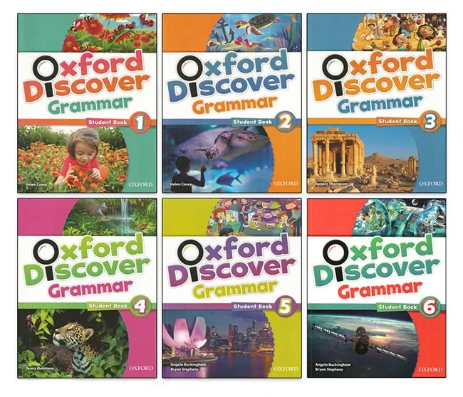 2 books  Oxford Discover Grammar level 1  Primary School Reading Writing Student Book workbook Textbook Kids English Learnning