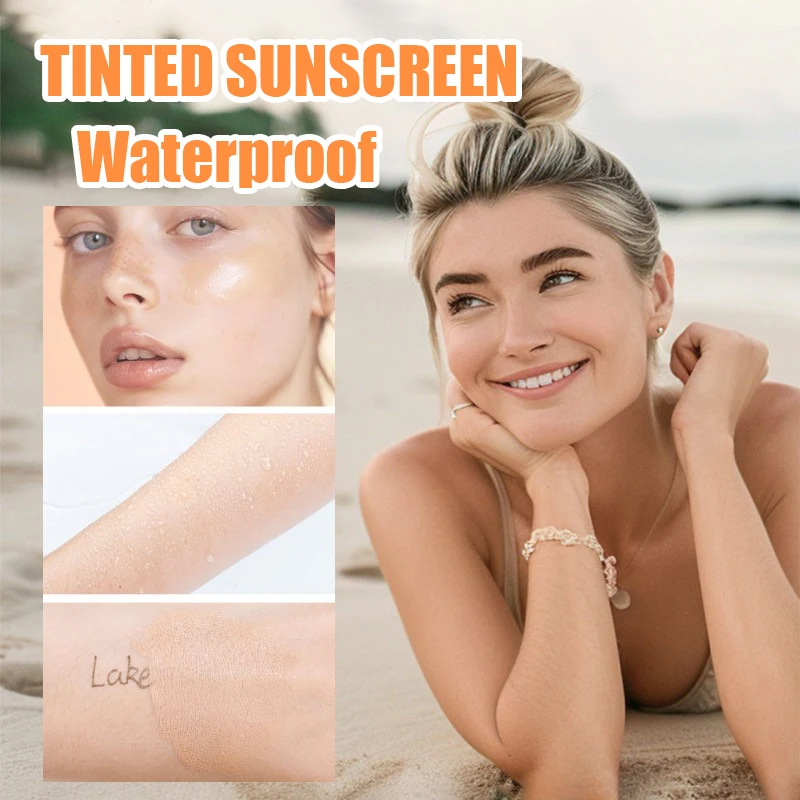 

Tinted Moisturizing VC Sunscreen No Uv Damage Anti-Aging Sunscreen Skin Protection Brightening Moisturizing Protective