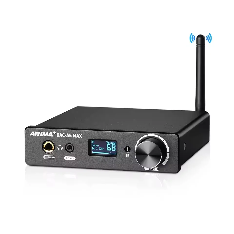 

AYM-19 Audio DAC-A5 MAX Bt Decoder DAC ES9018 USB Decoder Headphone Amplifier APTX LDAC Support DSD256 PCM384