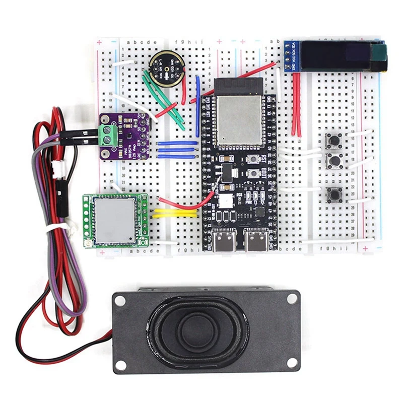 Breadboard 0.91 Inch Kit For Deepseek Xiaozhi AI Voice Chatbot Kit ESP32-S3 N16R8 Development Board
