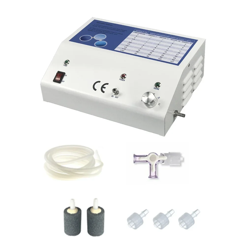 Medical O3 Rectal Insufflation Wound Healing Dental Treatment Ozone Therapy Equipment Kit with Pump and Ozone Catalyst