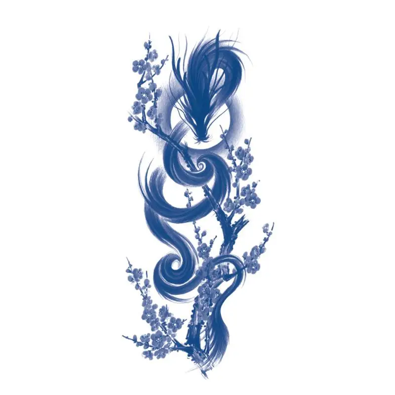 وشم مؤقت مقاوم للماء، يدوم حتى 15 يومًا، ملصقات وشم مزيفة، وشم سحري، وشم بسيط #4