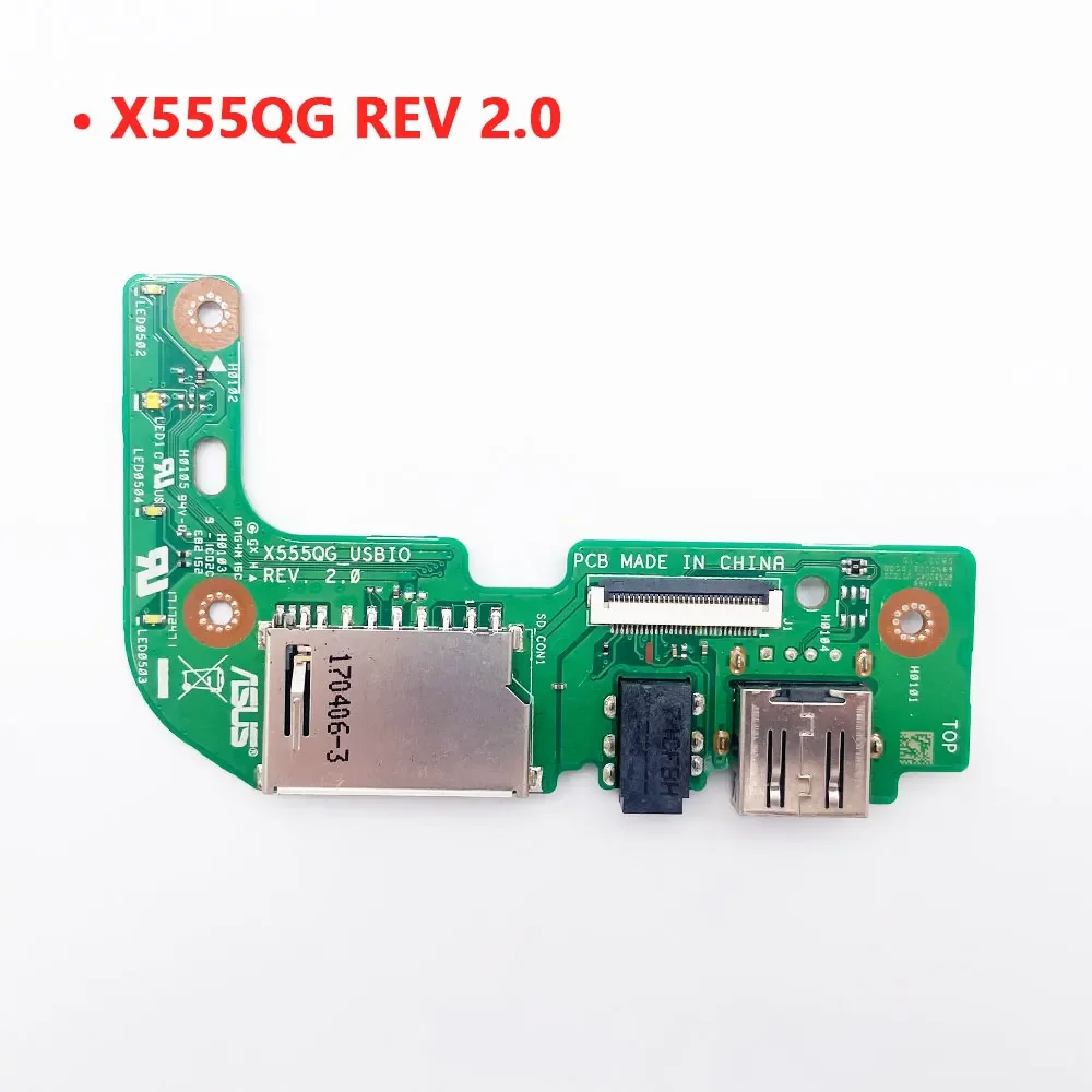 For ASUS X555L X555LD X555LA X555LP X555QG X555DG R557L Y583L W519L K555L A555L X555Y Laptop Card reader Audio USB Jack board