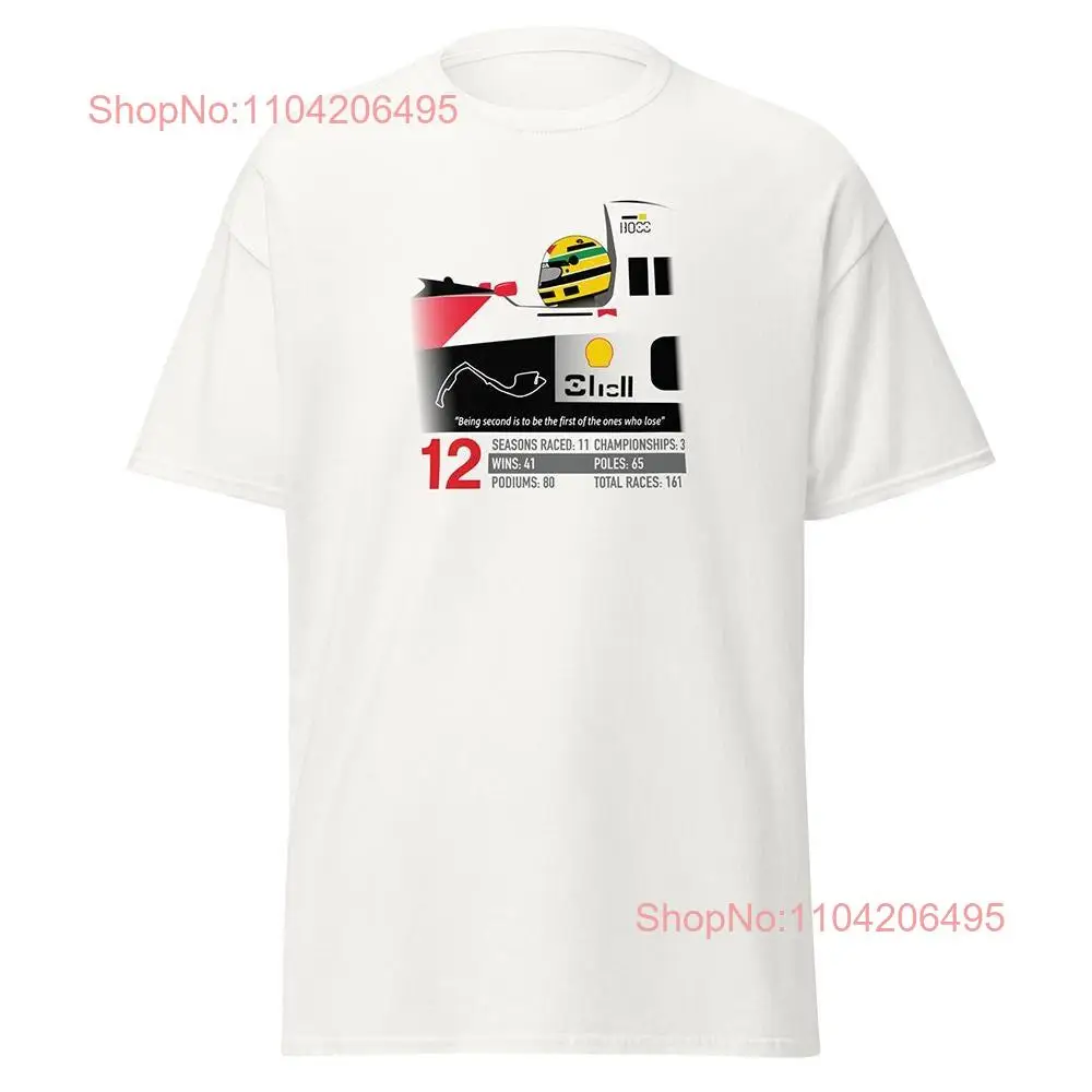 A Senna 12 MP4 5b Racing T shirt long or short sleeves