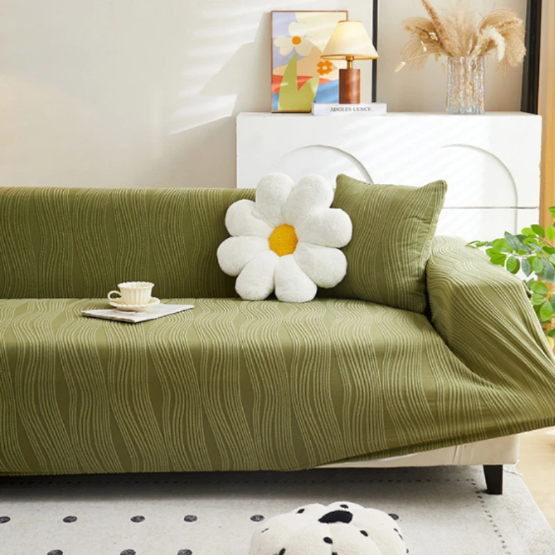 Cozy Sofa Cover,1/2/3/4/5 Seater, Thick Soft Non-Slip Elastic Slipcover Full Wrap Machine Washable Couch Protector Universal Fit
