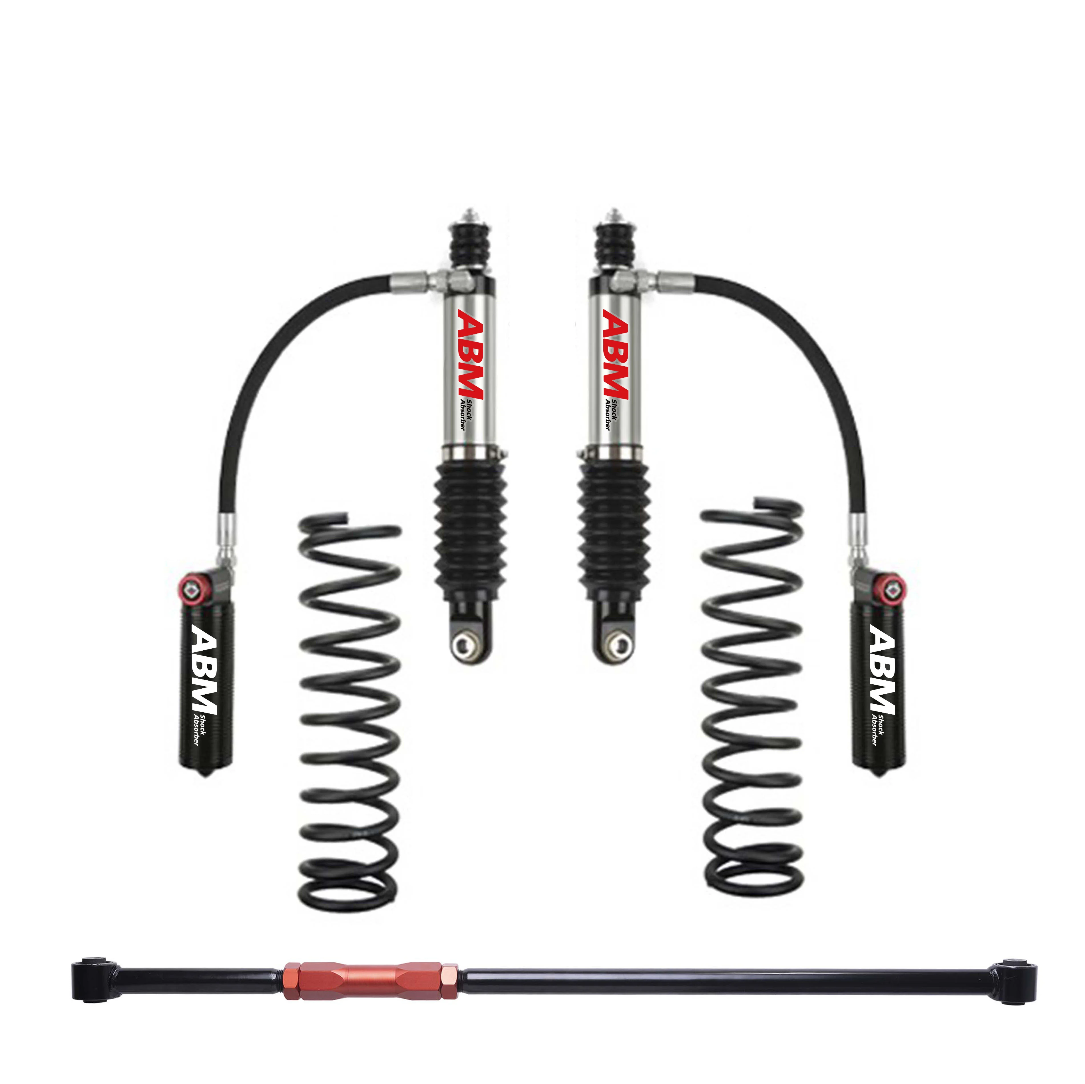 ABM For BJ80 Suspension Lift Kit Nitrogen Remote Reservoir Shock Absorber