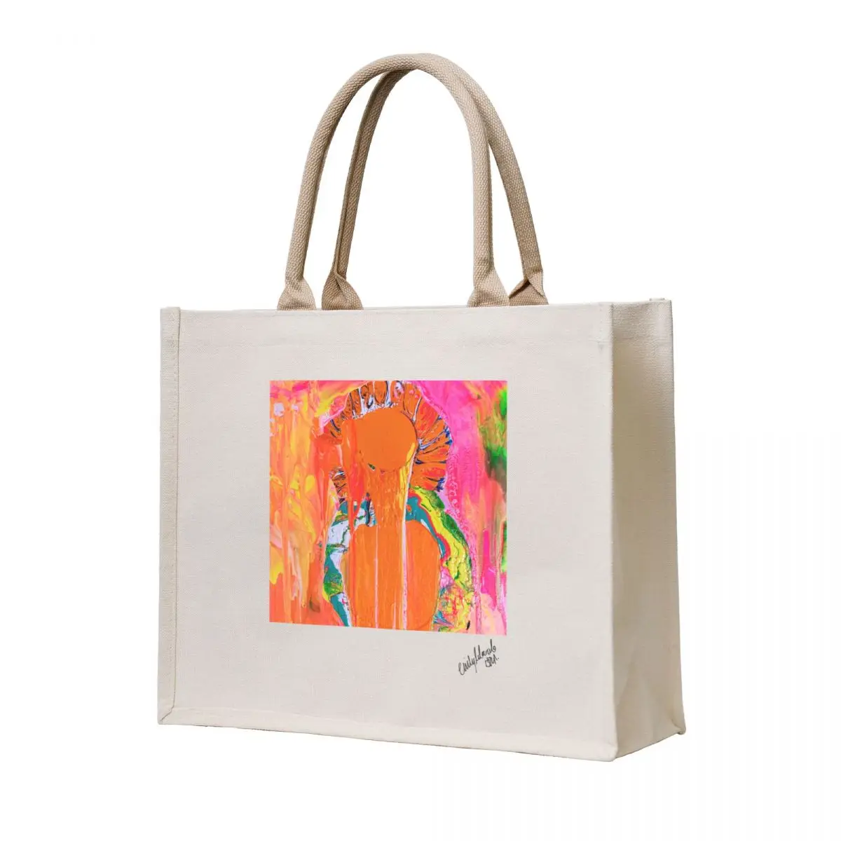 

a painting i made. Tote Bag tote bag university Cloth bags Women's beach bags