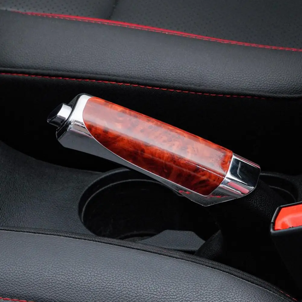 Aging Resistant Handbrake Sleeve Durable Waterproof Car Handbrake Cover with Non-slip Texture Easy Installation for Long-lasting