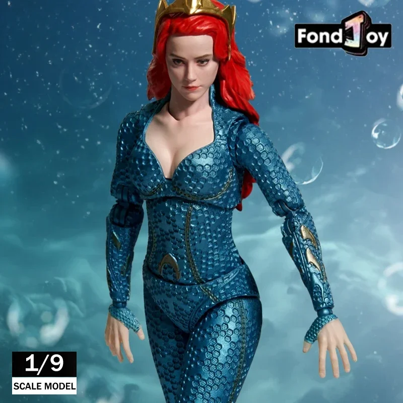 مجسم فوندزوي الأصلي 1/9 أكوامان ميرا تيار مستمر شخصيات دوري العدالة أكوامان والمملكة المفقودة تمثال دمية بولي كلوريد الفينيل المشتركة المنقولة #4